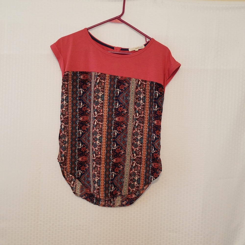 Rewind Round Neck Blouse Size XS